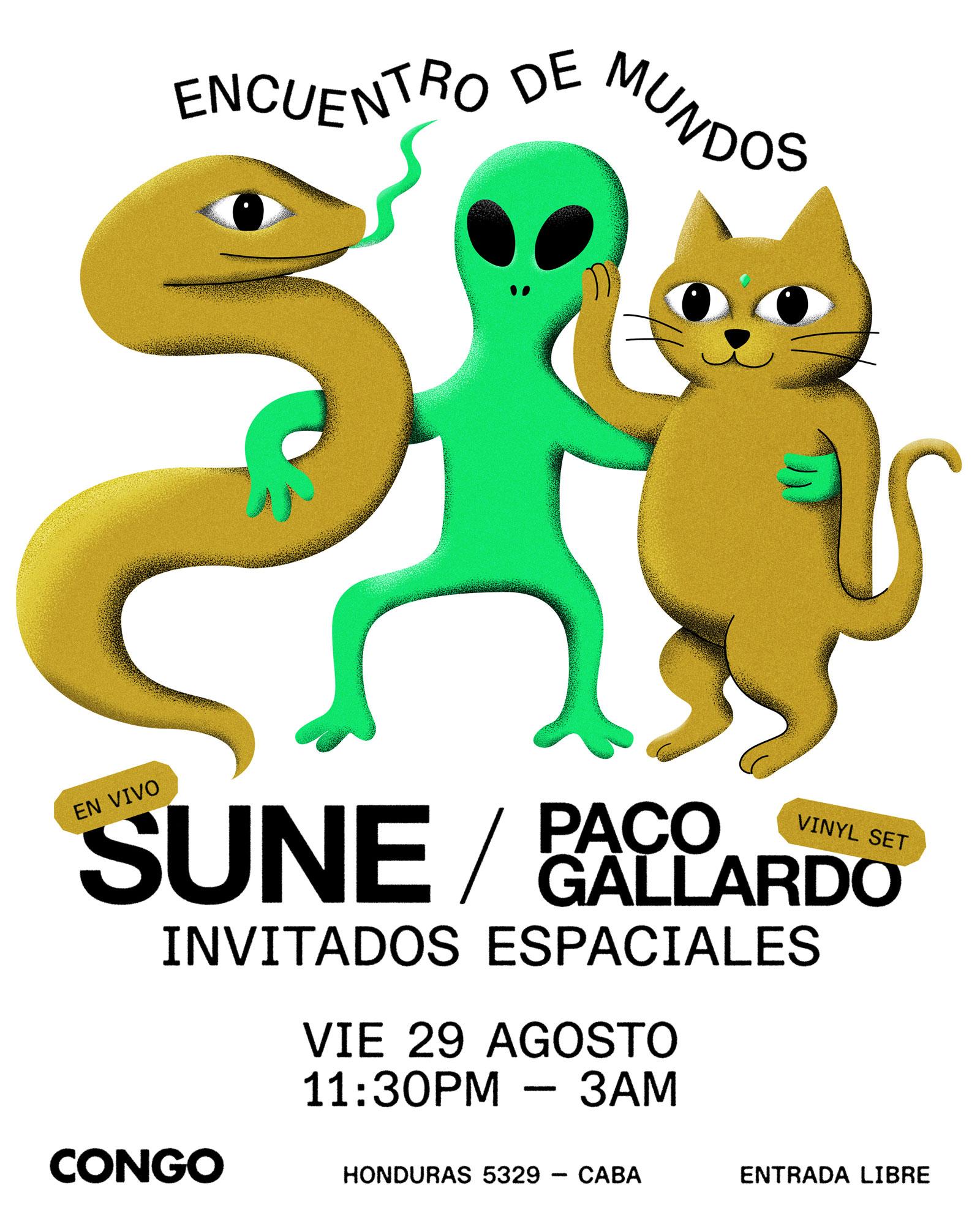 Sune Congo Encuentro de Mundos Flyer
